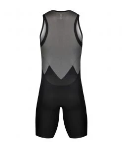 ROKA Tri Suits Men's Gen II Elite Aero Sleeveless Tri Suit - White/Black
