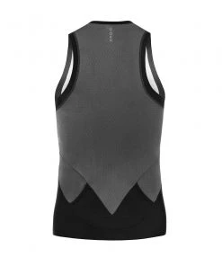 ROKA Tri Suits Men's Gen II Elite Aero Sleeveless Tri Top - White/Black