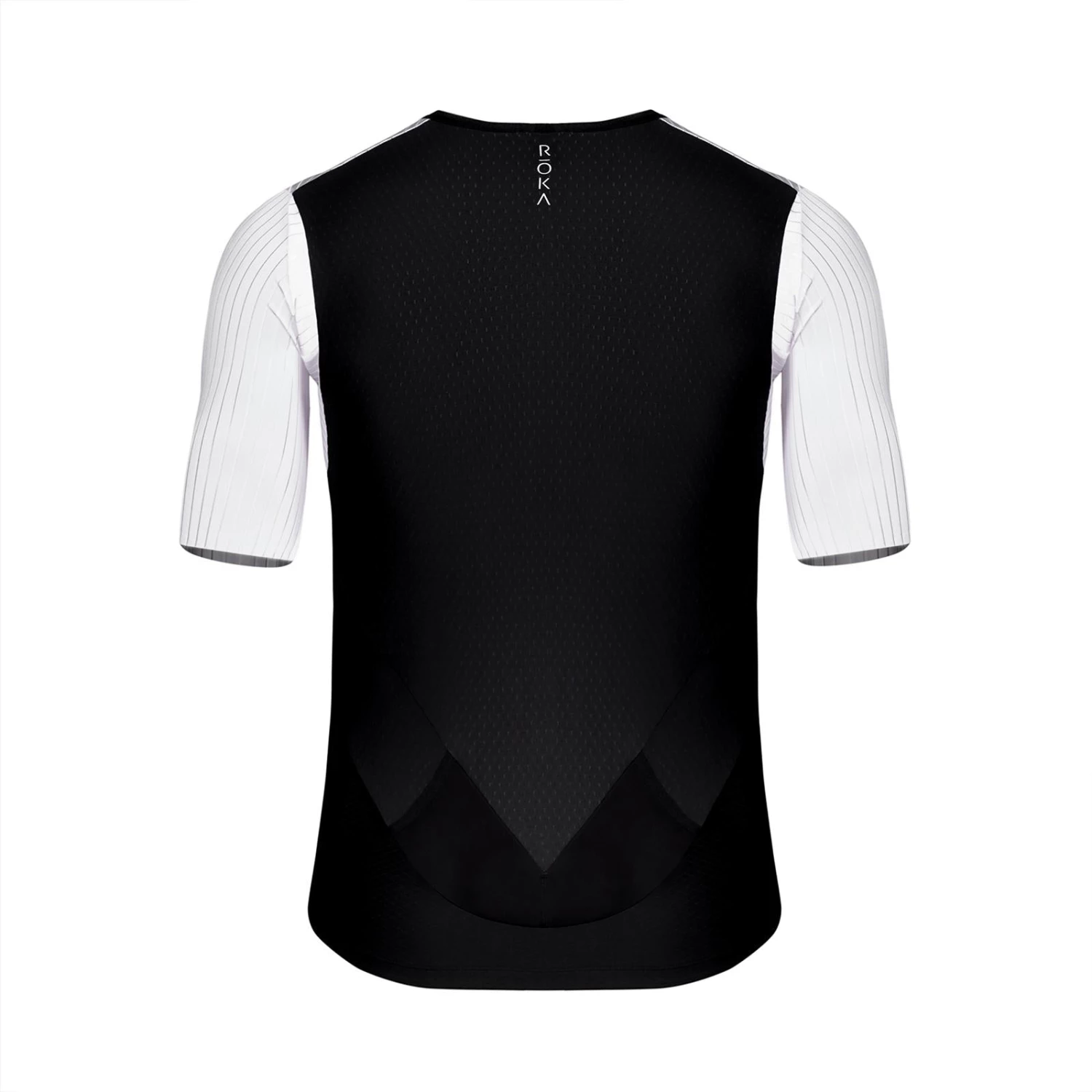 ROKA Men's Gen II Elite Aero Short Sleeve Tri Top - White/Black