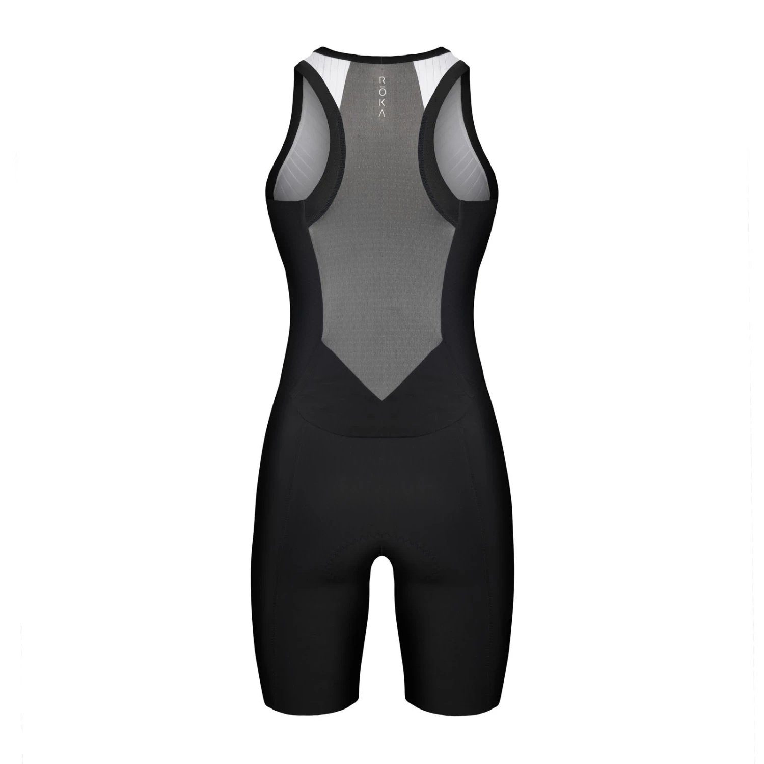 ROKA Women's Gen II Elite Aero Sleeveless Tri Suit - White/Black