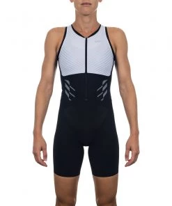 ROKA Women's Gen II Elite Aero Sleeveless Tri Suit - White/Black